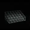 24 Grid Lipstick Stand Case Makeup Organizer Storage Box Clear Lipstick Display Stand Holder Cosmetic Jewelry Organizer Box 2