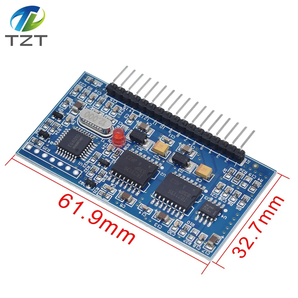 TZT 5V DC AC Pure Sine Wave Inverter SPWM Driver Board EGS002 12Mhz