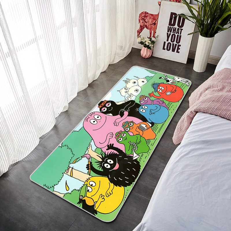 Barbapapa Absorbent Bathroom Rug Living Room Rugs Prayer Carpet Doormat