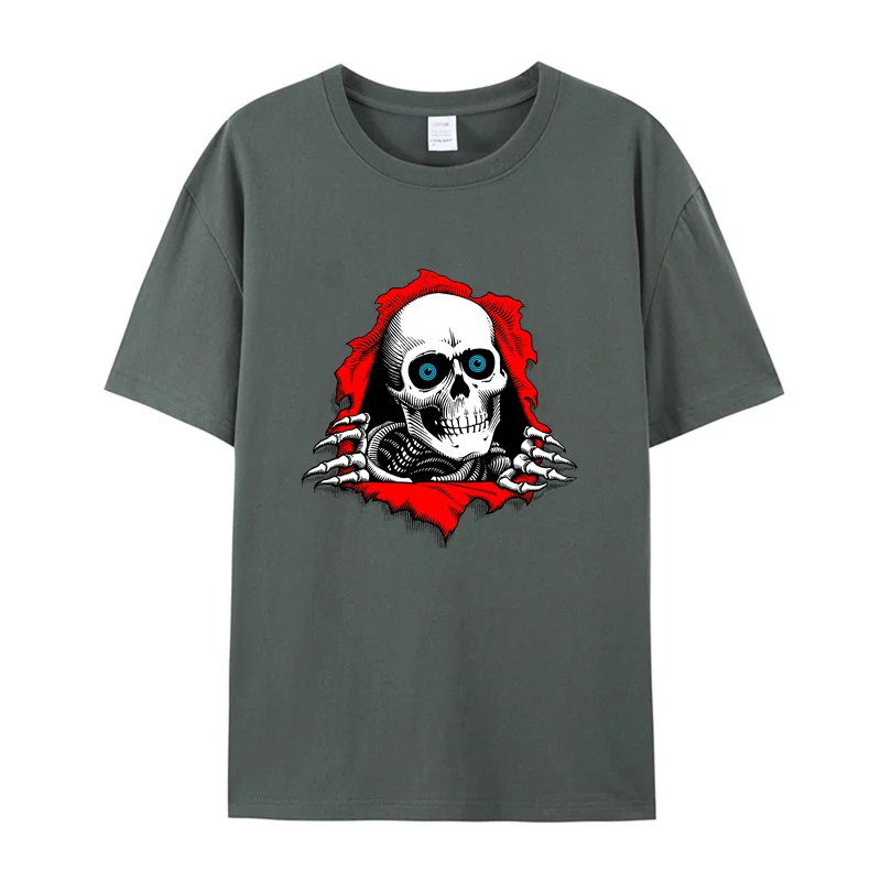 Powell-Peralta Bones skateboard Men Black S - 3Xl Men T-Shirt Cotton TEE  Shirt Custom Screen Printed Men Tee T Shirt Short - AliExpress