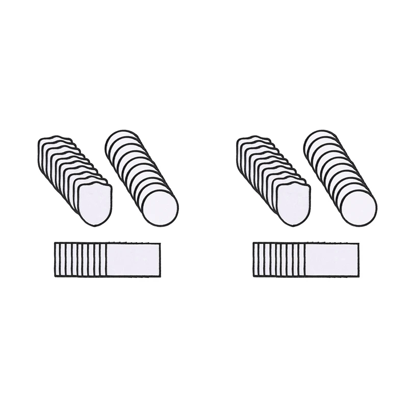 

60 шт. сублимационные патчи, тканевые гладкие чистые патчи, 3 формы, ремонт, патчи, сублимационная чистота, искусство для рукоделия