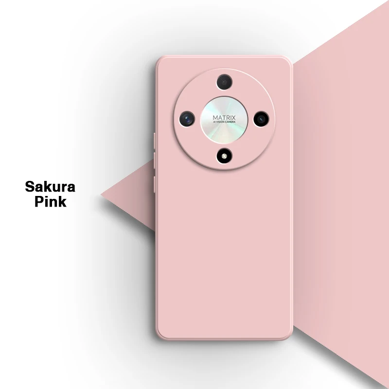 Minimalist Liquid Silicone Phone Case - Soft Square Design with Enhanced Protection