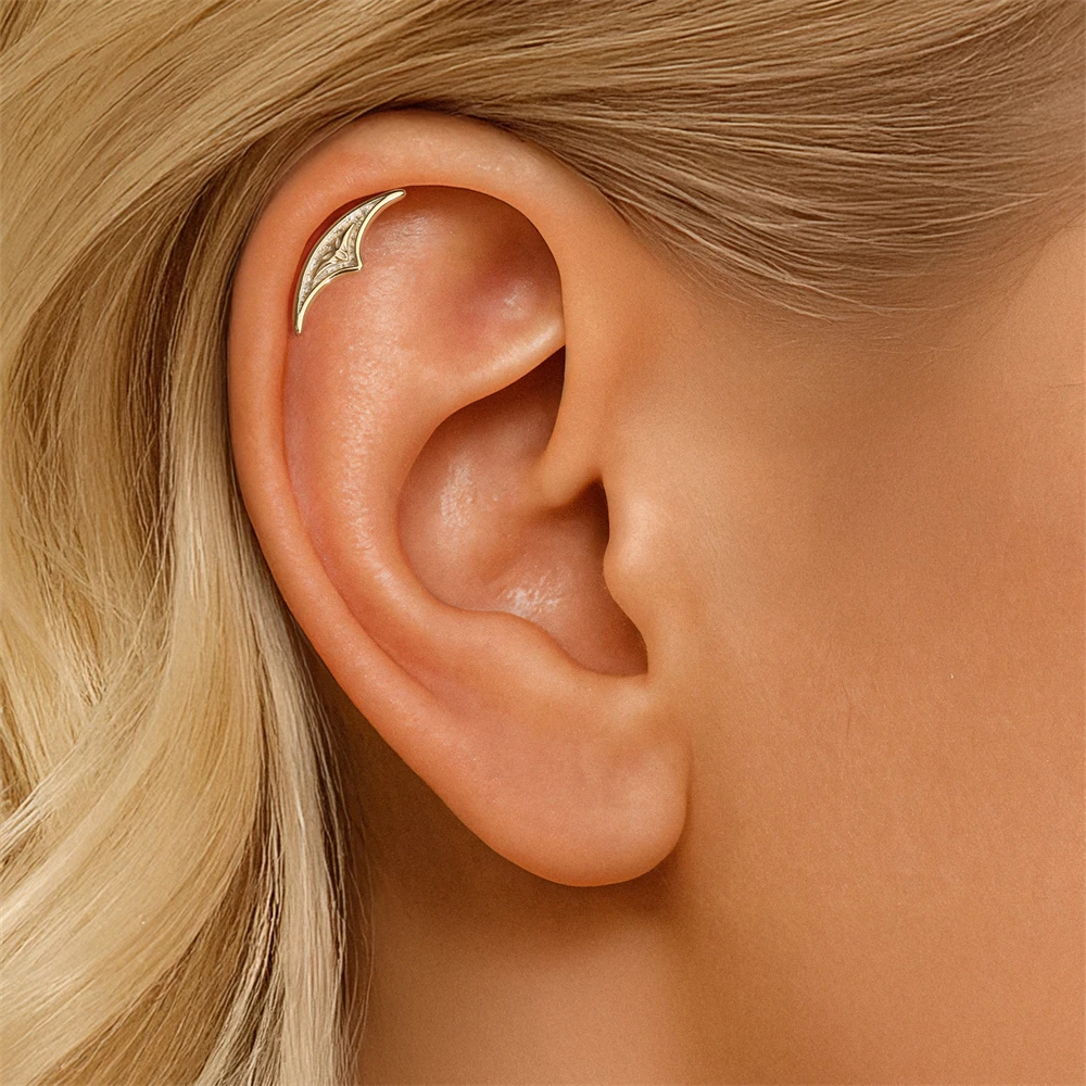 CANNER 925 Sterling Silber Hohle Lotusblüten-Krone Flacher Rücken Innengewinde Piercing-Ohrring für Frauen INS Zierlicher Luxus – Detail 4