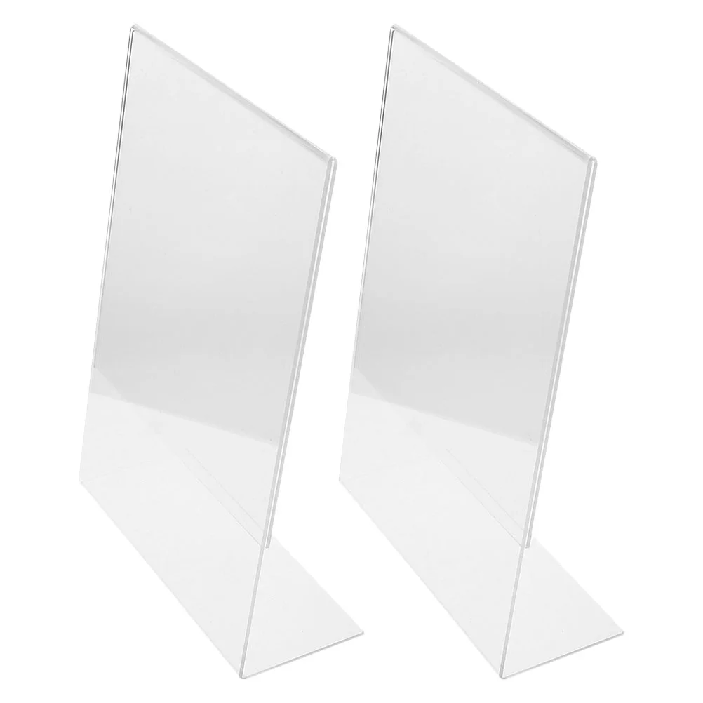 

2 Pcs Small Desktop Drawing Board Stand Writing Slant Acrylic for Painting Rack Tabletop