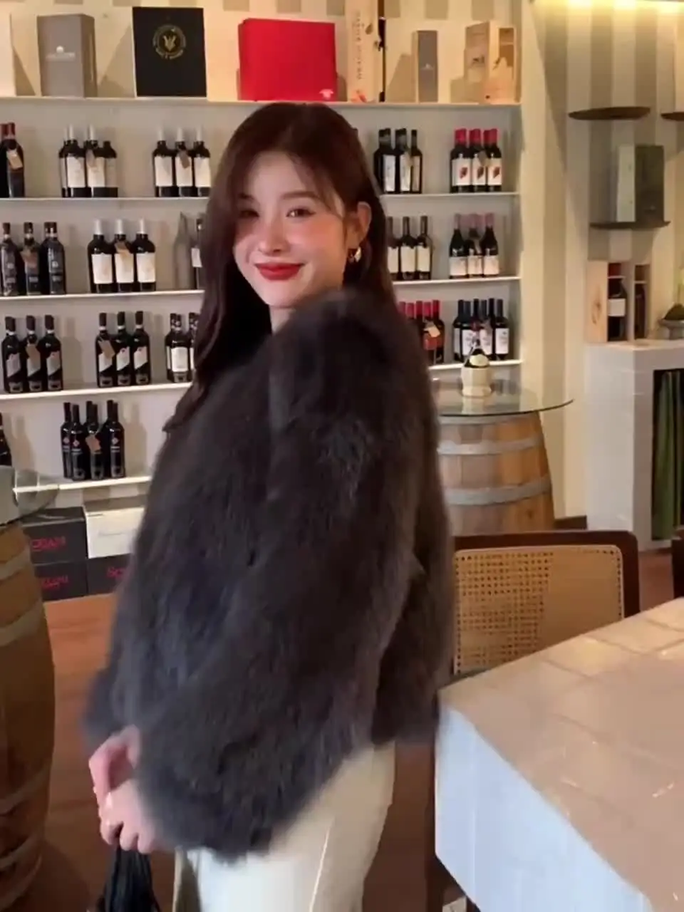 フェイクフォックスファーコート レディース 韓国 ショートジャケット フェイクフォックスファーコート レディース 韓国 ショートジャケット