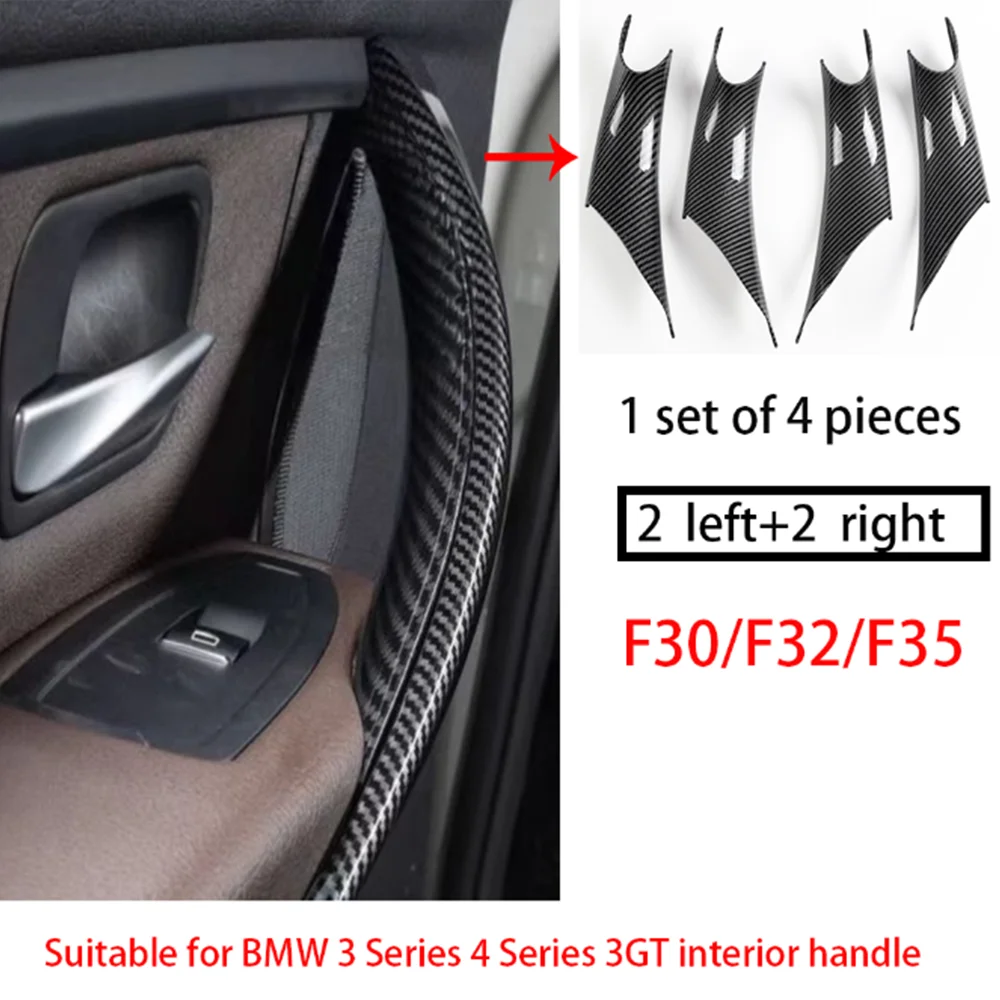 F30 Innenraum-Türgriffabdeckung Zierleiste Türverkleidung Schutzabdeckung für BMW 3er Serie 2013-2019 F31 F32 F33 F34 F36 F80 F82 F83