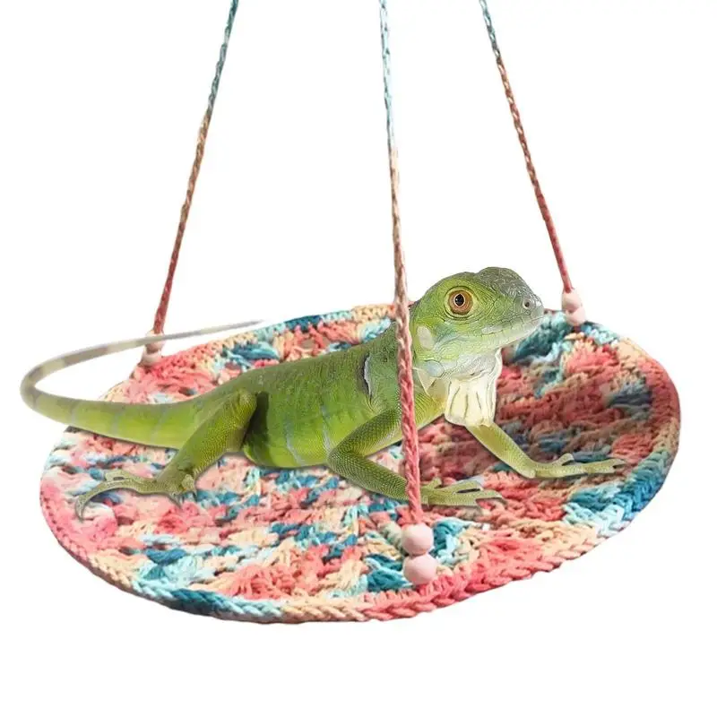 

Гамак для рептилий, подвесная койка для отдыха, маленькая кровать для отдыха из крабов и рептилий, товары для домашних животных