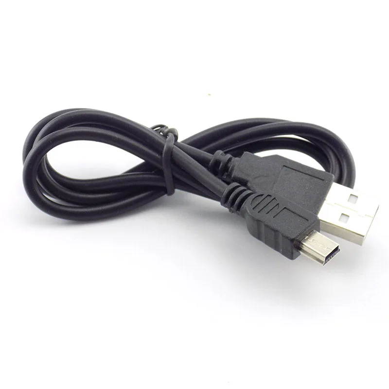 USB2.0 Type A Male To Mini 5-Pin Type B Data Charge Connector Cable 480Mbp Sync Power Charging Extension Cable Splitter Resolver usb charging cable usb extension cable connector extension cable usb cable adapter conversion cable adapter