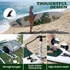 Inflatable Stand Up Paddle Board for adults and youth 11ft/10'6 black with gray accents ultra-durable PVC drop-stitch construct