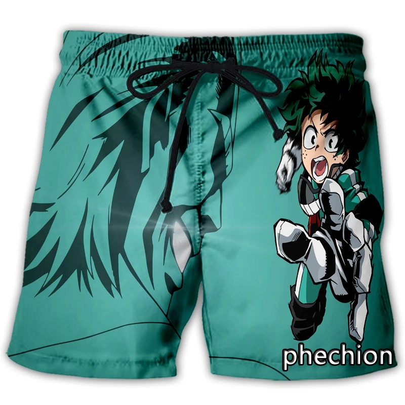 phechion New Men/Women my hero academia 3D Printed Casual Shorts Fashion Streetwear Men Loose Sporting Shorts L93 3