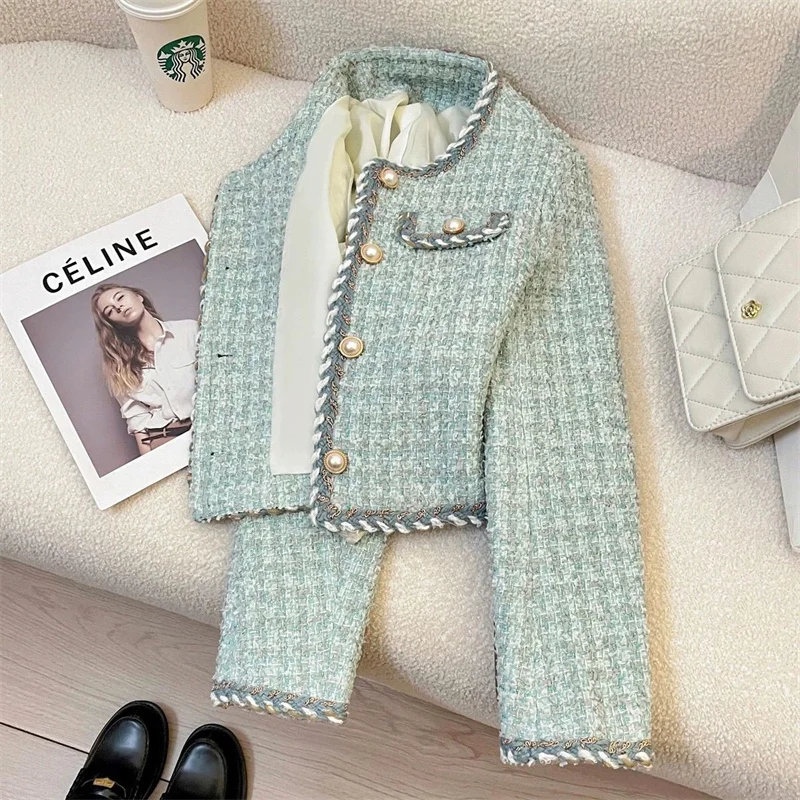 2025 Spring And Autumn Casual Short Coat Hong Kong style Fashion Middle-Aged Mother Jacket Baseball Uniform Top Outwear Lining