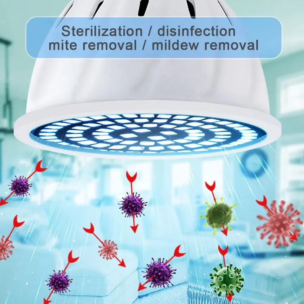 80 LED UVC UV Light Disinfection Sterilizer Lamp E14 E27 MR16 GU10 Kill Mite Ultraviolet Ozone Germicidal Light Bulb Sterilamp uv disinfection lamp uv sterilization lamp
