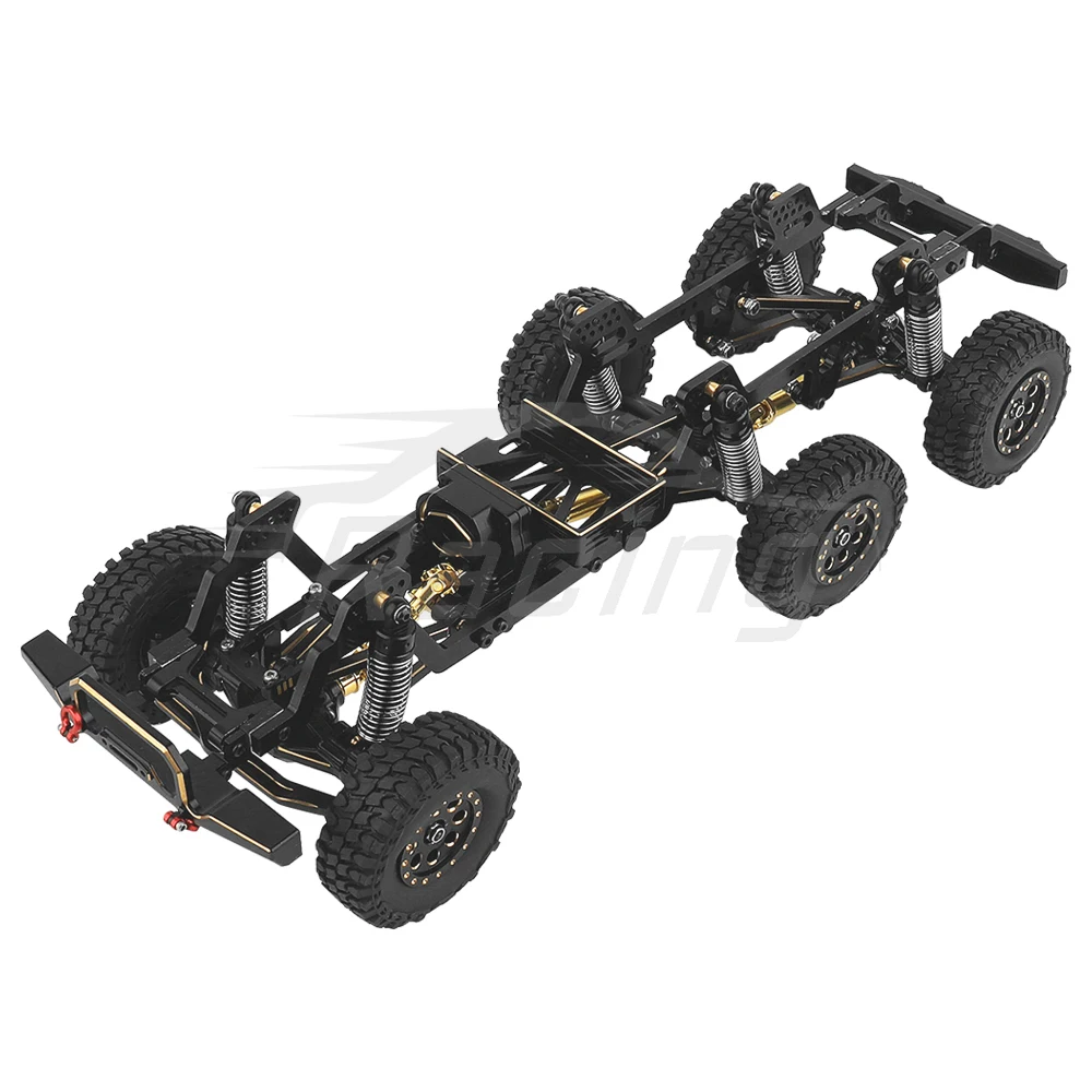 Ȳ + ˷̴ ݼ 6x6 RC ڵ  ,  ߰ Ĺ  ڽ, TRX4M 1/18 RC ũѷ ڵ ǰ DIY