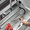 Silvery Nano Multifunctional Kitchen Sink Large Single Slot Digital Display Waterfall Faucet Soap Dispenser Cup Washer Pure Tap 4