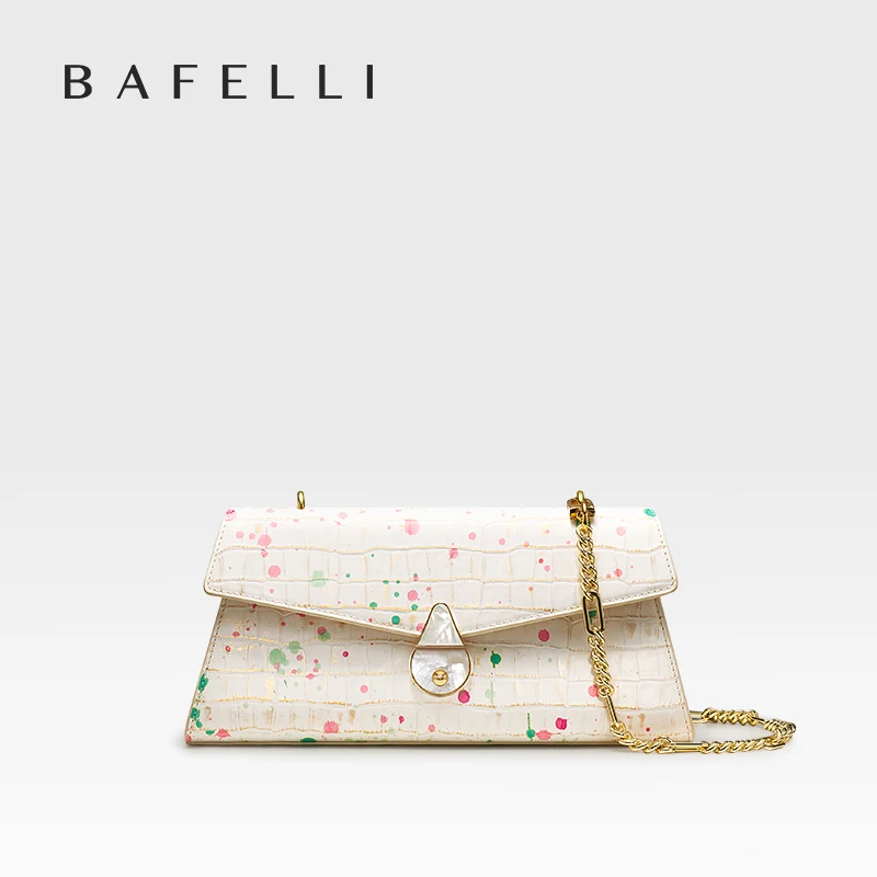 

BAFELLI 2023 WOMEN'S NEW BAG FASHION LUXURY BRAND ORIGINAL STYLISH GENUINE LEATHER HANDBAG SHOULDER PURSE TREND DESIGNER