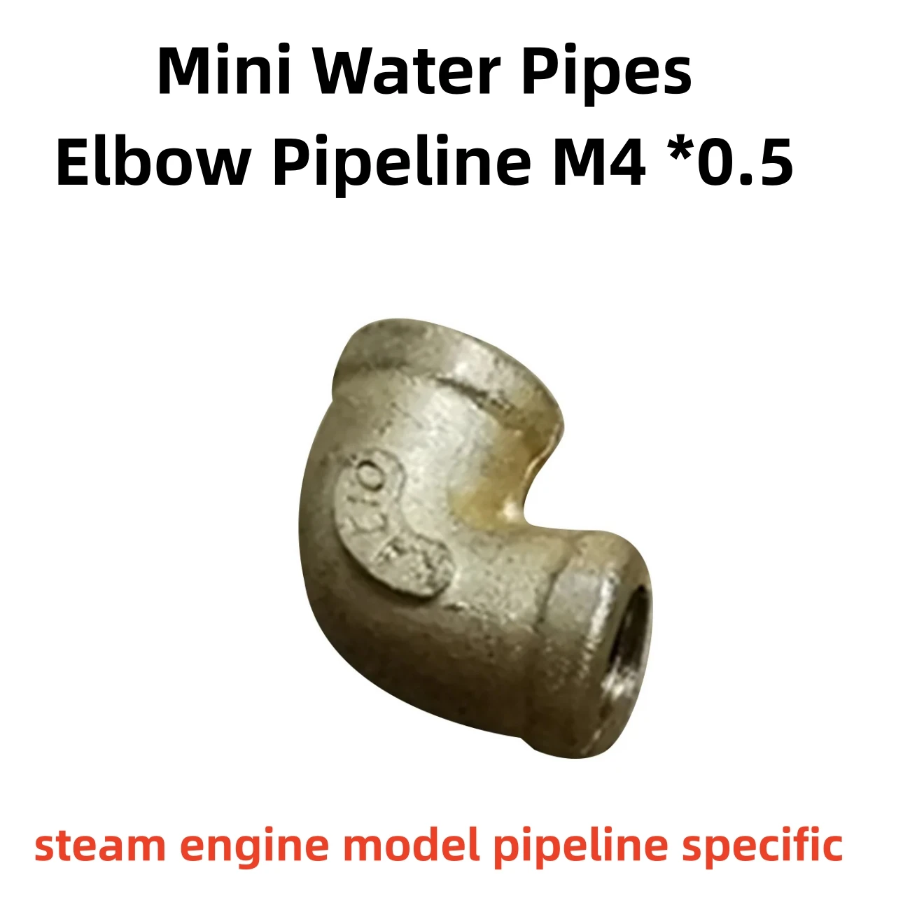 KACIO Boiler Model Pipes , M4*0.5 Thread Tee Pipe / Elbow Pipe Fitting for KACIO Steam Engine Boiler Model Accessories