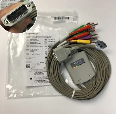 

Cable conexion Sp O2, reusable, 01.57.471068 for Edan new,original