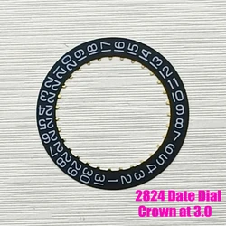 Enhanced Date Wheel Dial for Automatic Mechanical Movement - Black & White (Date Dial)
