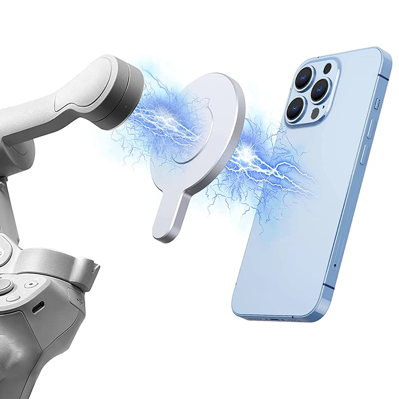 Per Dji Morsetto Per Telefono Con Supporto Ad Anello Magnetico Per Accessori Dji Om Magsafe Stabilizzatore Cardanico Om 6 / Om 5 / Om 4 / Om 4 Se