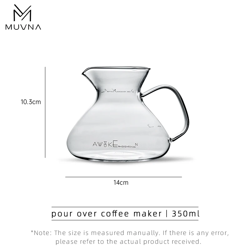 MUVNA Pour Over Coffee Maker 350/450/500ml - ماكين...