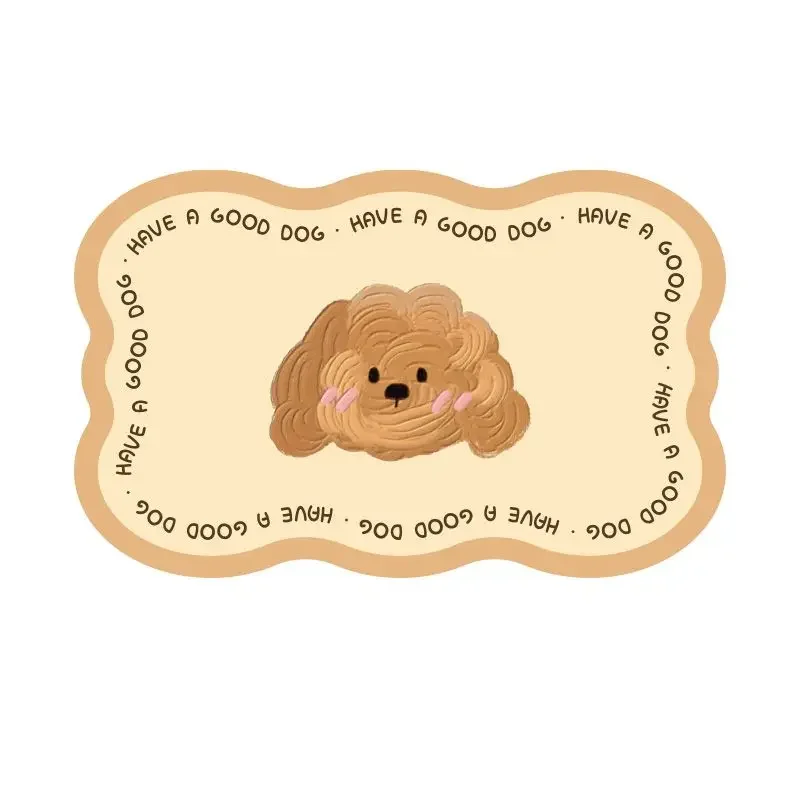 VIKAMA Cartoon Diatom Mud Bathroom Absorbent Floor Mat Toilet Non-slip Foot Mat Quick-drying Dirt-resistant Household