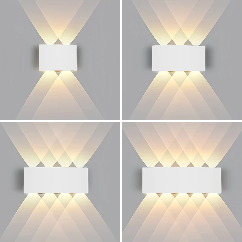 Wall Light LED Wall Lamp Waterproof Outdoor Lighting 4W 6W 8W 10W AC85-265V Up And Down Towards Lighting Indoor Bedside Lamp Decor