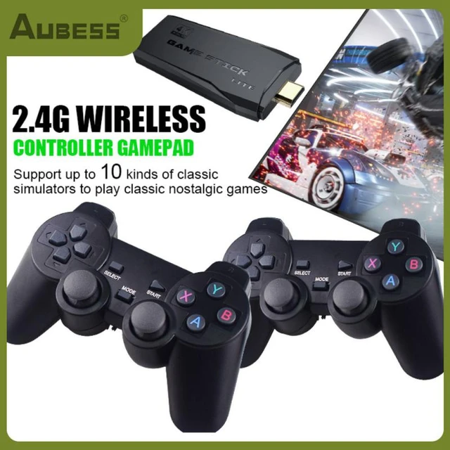 Dropship Wireless Retro Game Console; Plug & Play Video TV Game Stick With  10000+ Games Built-in; 64G; 9 Emulators; 4K HDMI Output For TV With Dual  2.4G Wireless Controllers to Sell Online
