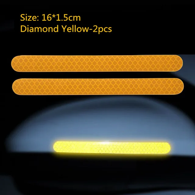 Bike Frame Sticker Arrow Reflective Sticker Car Motorcycle Bicycle Decal Safety Cycling Reflective Tape 2Pcs