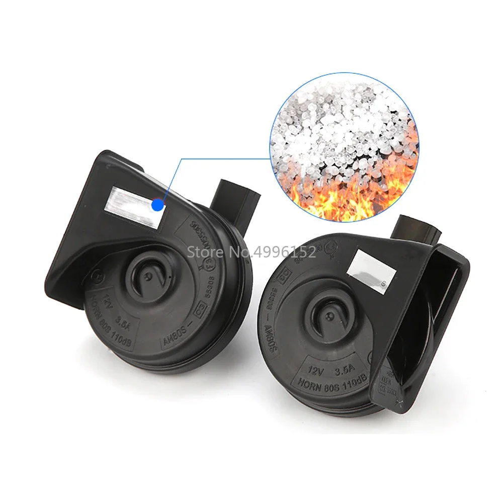 VW 폴로 보라 골프 6 Passat Audi Skoda 자동차 경적 고베이스 스피커 달팽이 경적 용 달팽이 경적 D 모양
