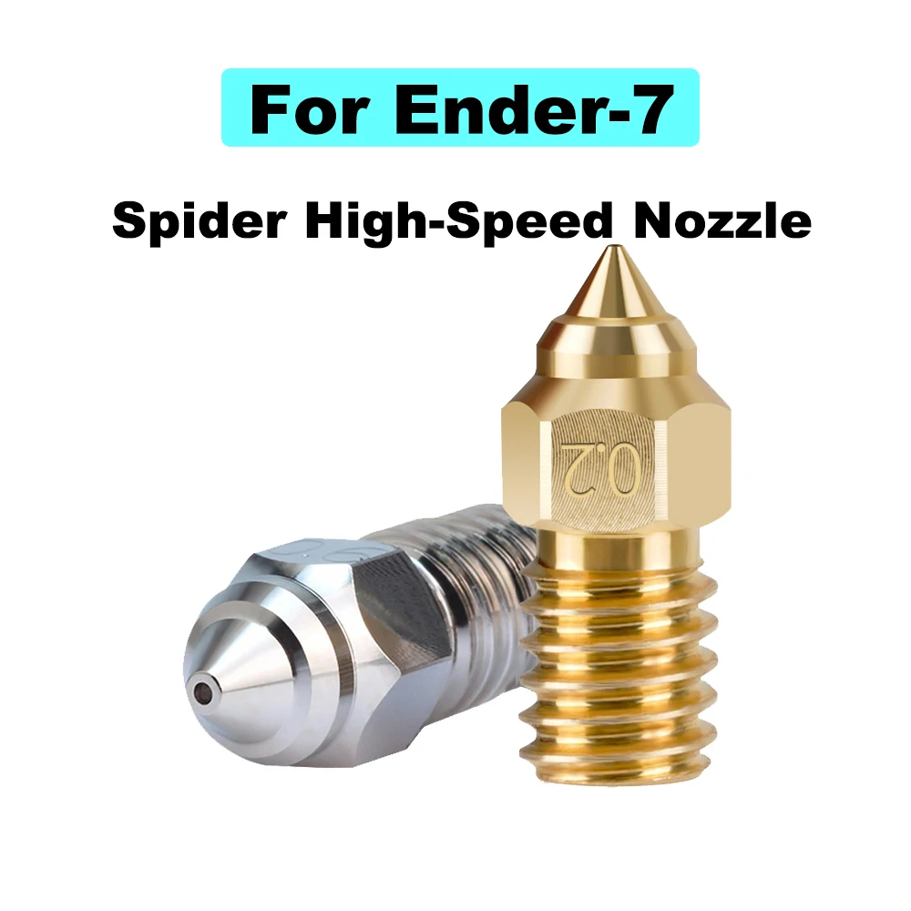 

2 шт., высокоскоростные латунные насадки для 3D принтера