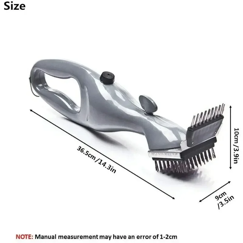 Barbecue Grill Water Spray Cleaner Brush BBQ Grill Cleaning Brush Accessories Cooking Kitchen Tool Outdoor Wire BBQ barbecue cleaning tools grill brush cleaning brushes
