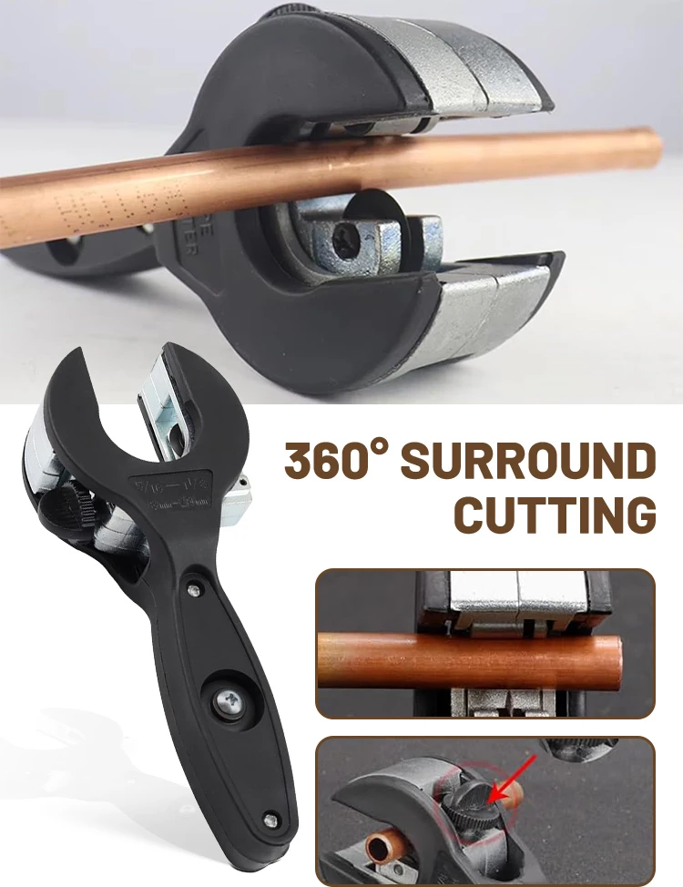 Heavy Duty Pipe Cutter Iron Tube Cutter PVC, staal, koper, aluminium Pipe Cutter Tubing Shear Snijgereedschap (14-65mm