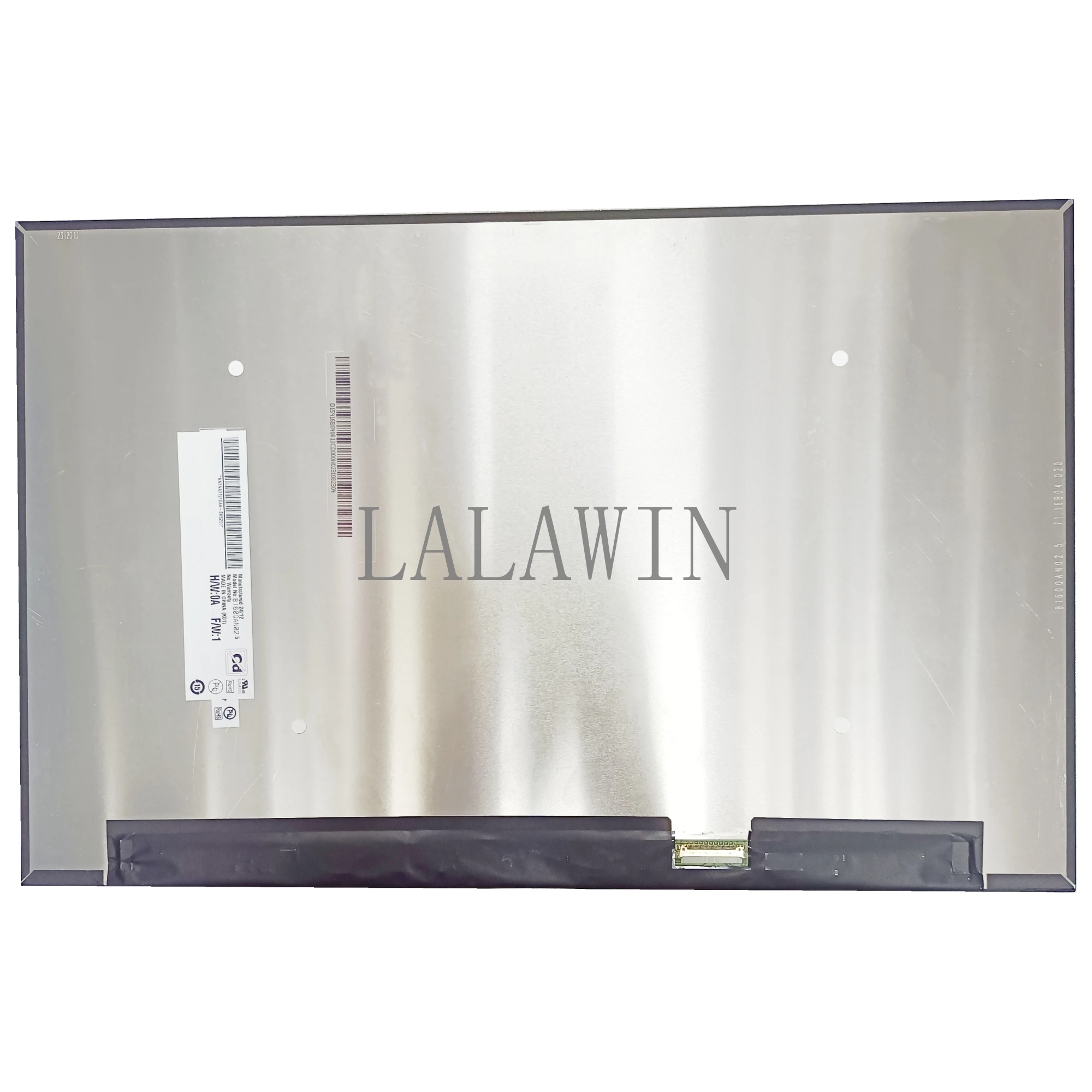 

B160QAN02.5 IPS 16,0 дюймовый ЖК-дисплей Панель ноутбук EDP Matrix светодиодный Замена экрана