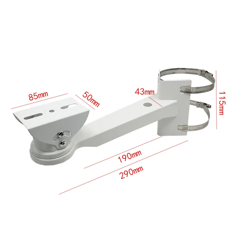 Security Camera Bracket Monitoring Hoop Bracket Closed Circuit Camera Pole Hoop Bracket Monitoring Outdoor External Wall Corner