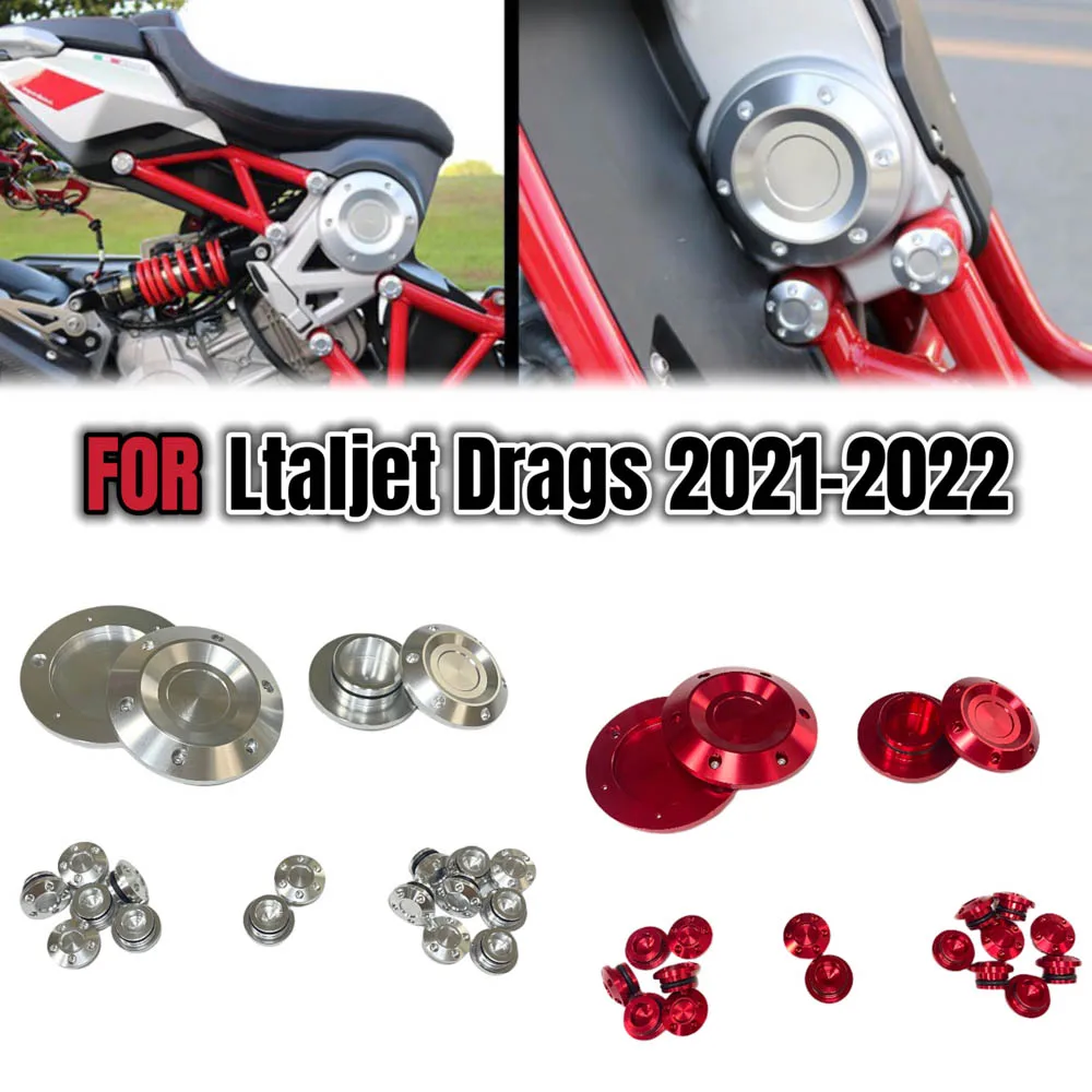 Accessori Moto Per Italjet Drags Cnc Frame Hole Cover Caps Plug Decor Per Italjet Dragster 200 2021 2022