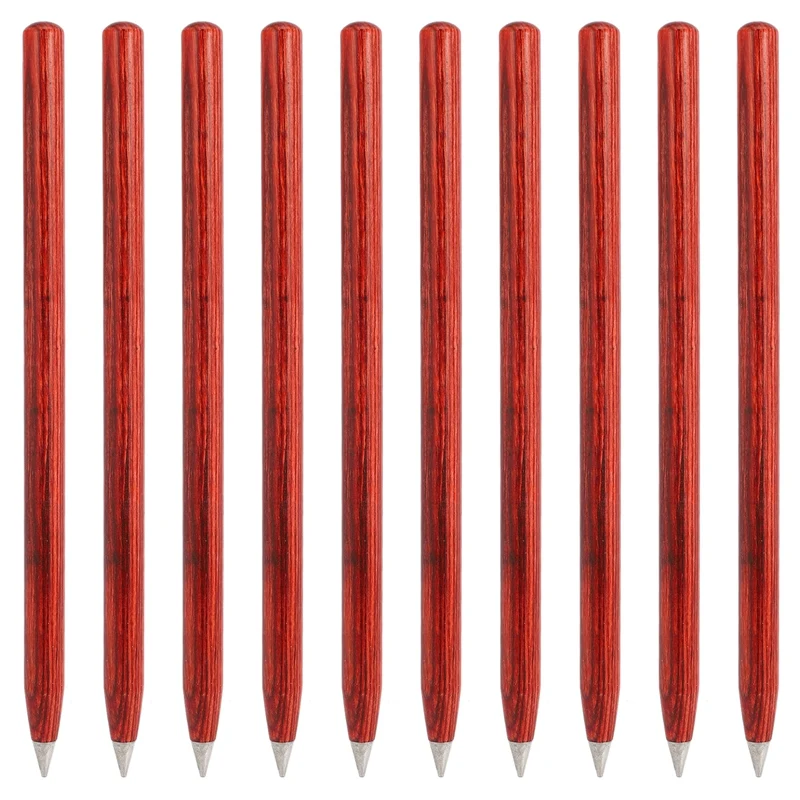 

10х офисный долговечный карандаш, вечная металлическая ручка, ручка без чернил, Офисная живопись, прозрачные и прочные гаджеты, товары для студентов