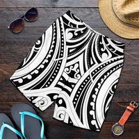 New Men's Summer Shorts Loose Fashion Shorts 3D Printing Casual Maori Ethnic Pattern Harajuku Trunks Sports Quick Drying Shorts 1