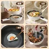 Electric frying pan integrated cooking 304 stainless steel honeycomb non-stick pan household multi-function electric hot pot 2