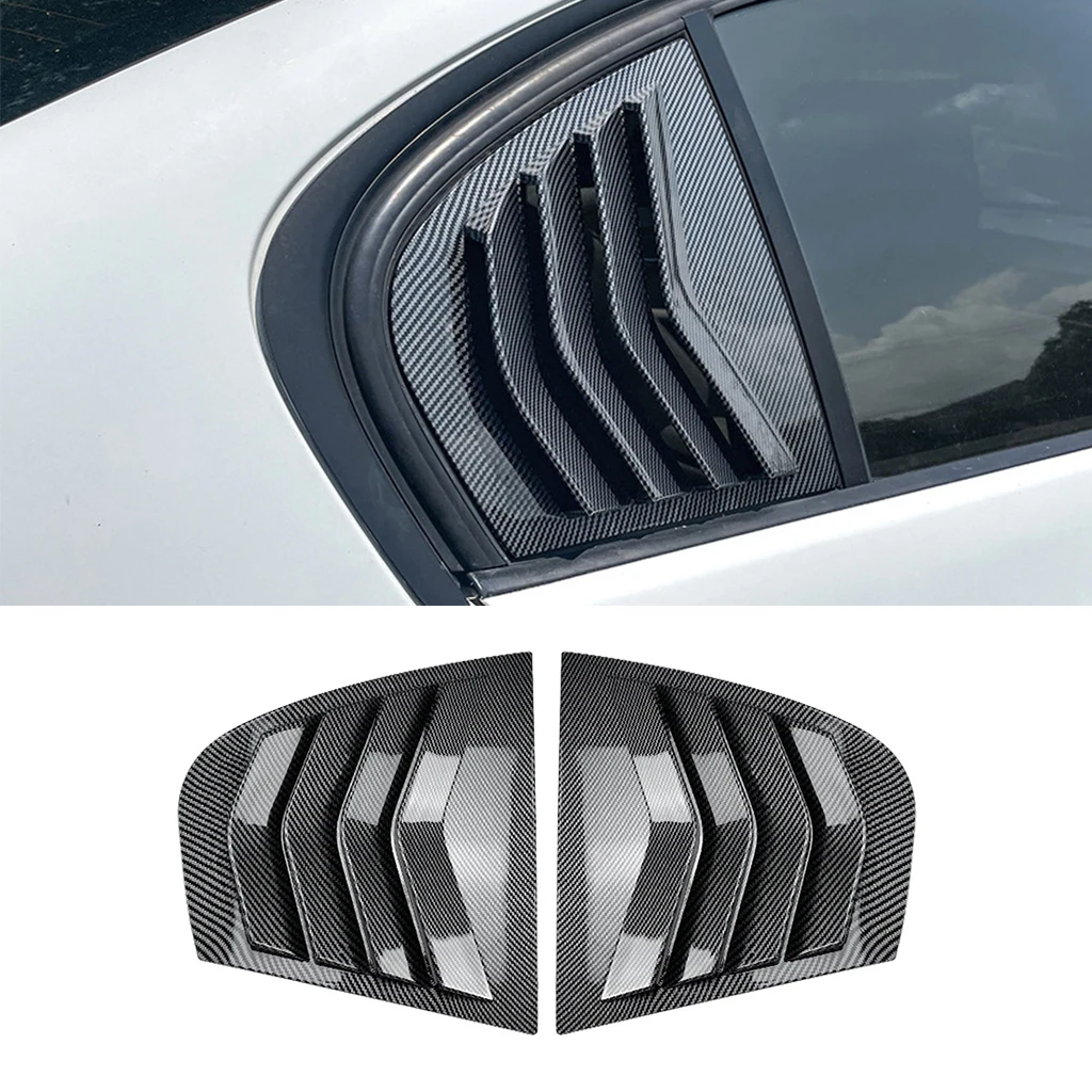 

Car Rear Window Shutter Cover Trim Window Louver Side Vent Trim For BMW 3 Series E90 320i 330i M3 2005-2011 Car Styling