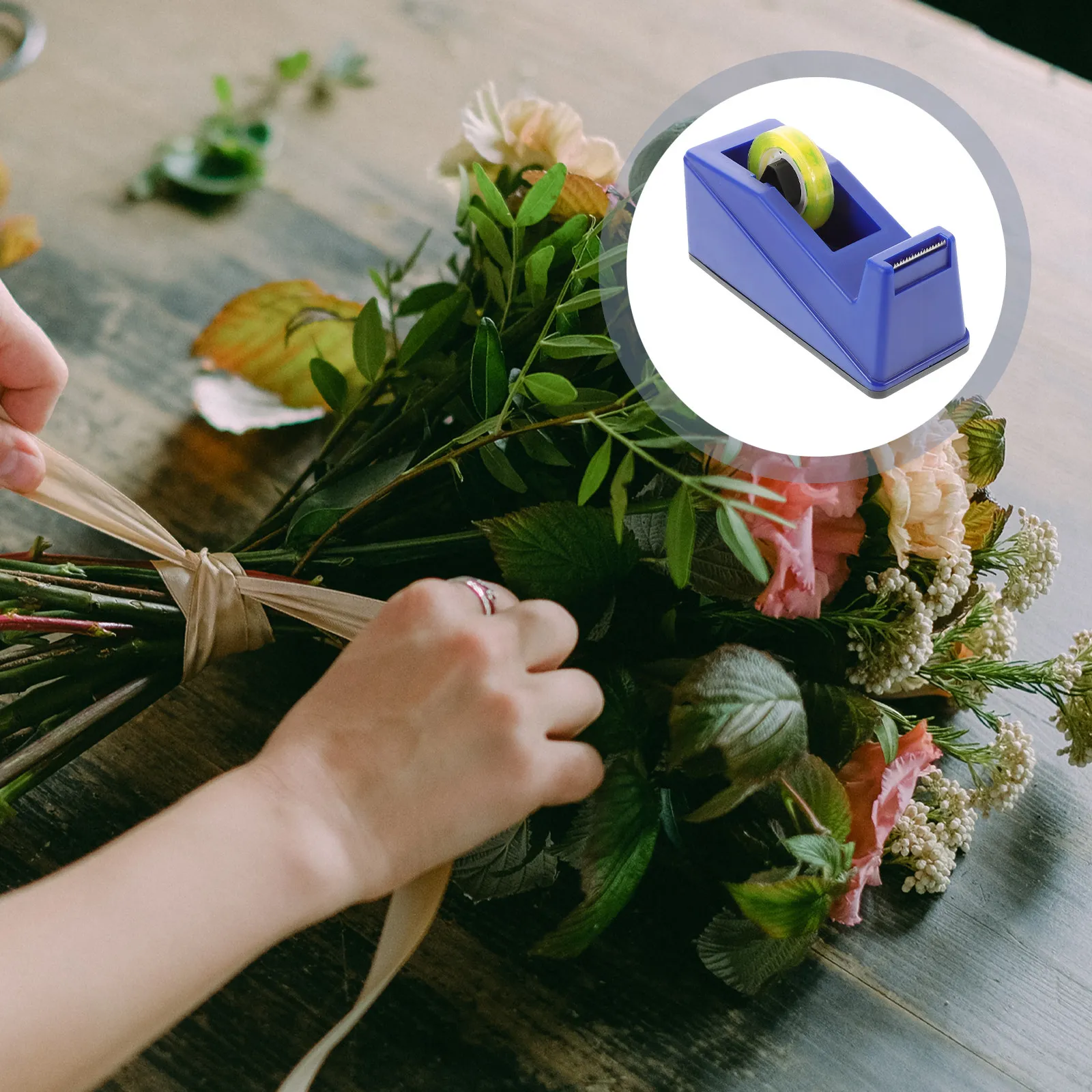 1 세트 꽃 포장 테이프 세트 꽃다발 포장용 강력한 장력 저항 DIY 꽃 예술 액세서리 꽃 테이프