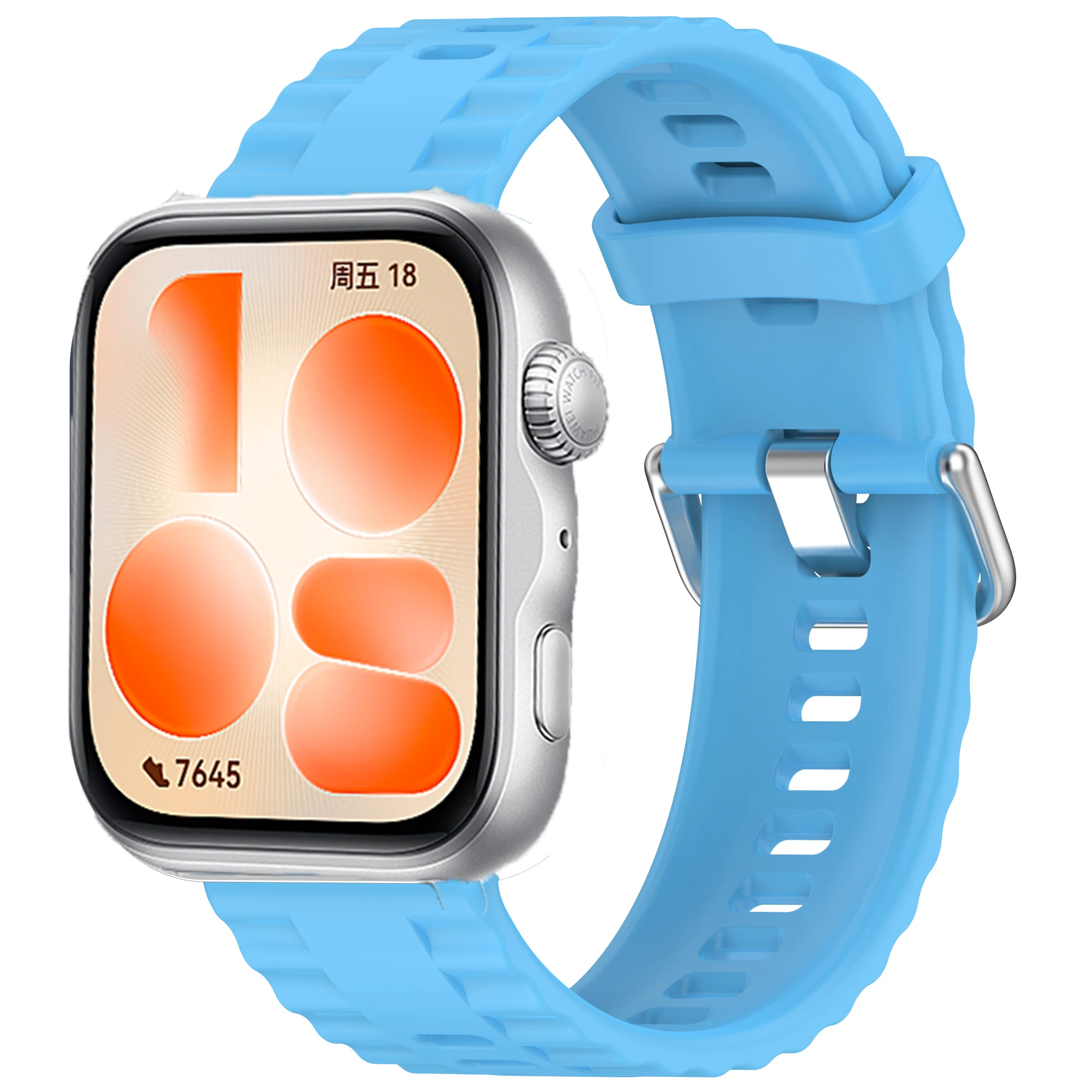 Premium Silicone Sport Band for Smartwatch - Replacement Strap Accessory