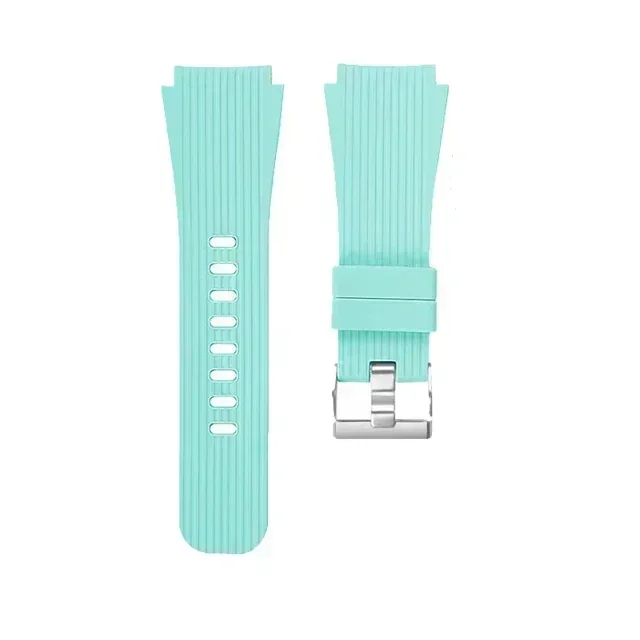 Sporty 22mm Silicone Bracelet Strap - Premium Watchband Accessory in Vibrant Colors