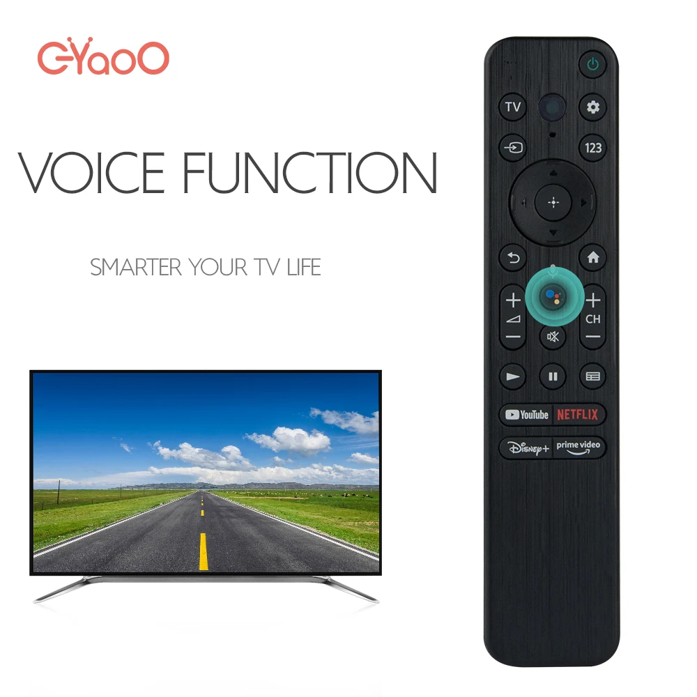 4K TV XR-75X95K KD-43X80K 스마트 TV용 새 RMF-TX800U 음성 원격 제어 교체