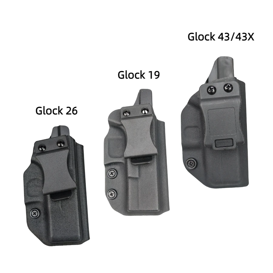 MGP Kydex Holster for Glock 43 Glock 19 26 Inside Concealed Carry Holster G43 G19 G26 Pistol Holster Gun Holster