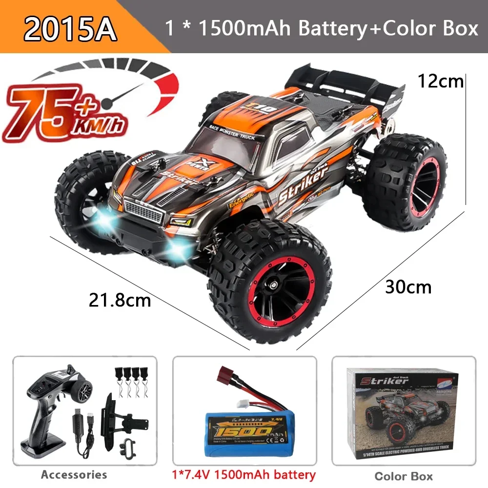 9/7 リモートコントロールカー 1:10 スケール RCトラック ラジコン HAIBOXING T10 2105A 75 キロ/h 1:14 RC カー 4WD ブラシレス