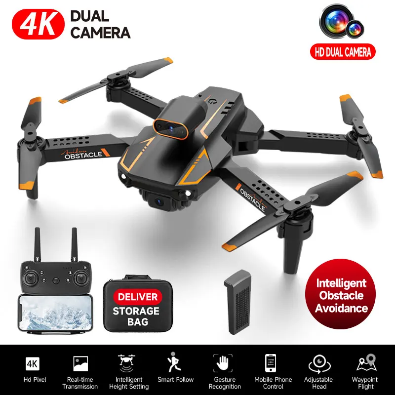 S91 4K Drone Profession Obstacle Avoidance Dual Camera RC