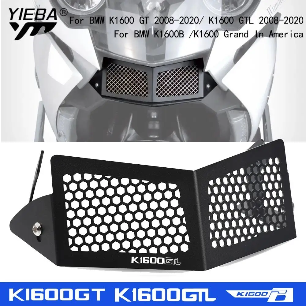 

Motorcycle Front Fairing Protector Vent Oil Cooler Guard Radiator Cover For BMW K 1600 B GT GTL K1600 K1600B K1600GT K1600GTL