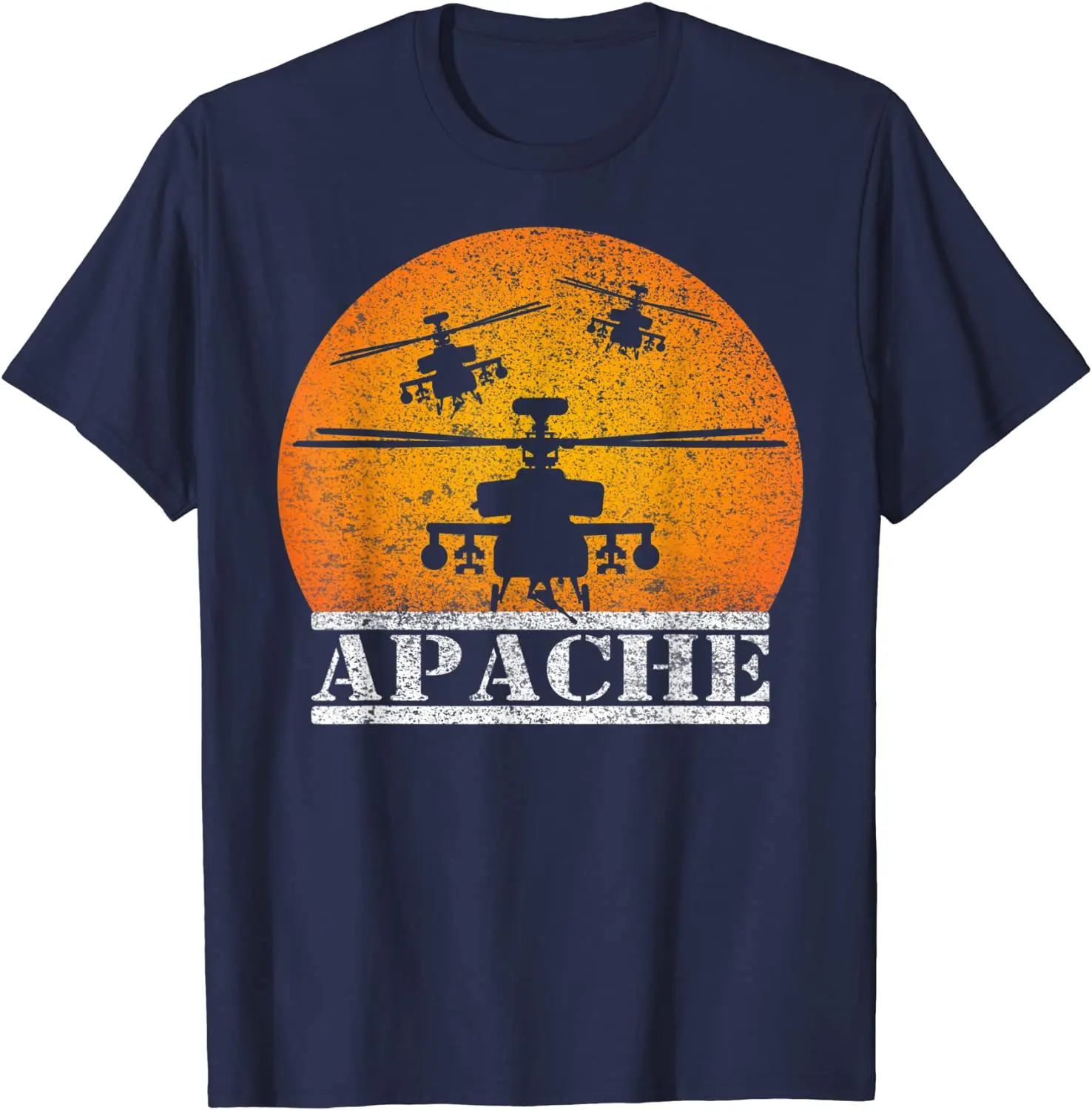 family thanksgiving outfits AH64 Apache Attack Helicopters T-Shirt. Summer Cotton Short Sleeve O-Neck Mens T Shirt New S-3XL plus size matching family outfits Family Matching Outfits