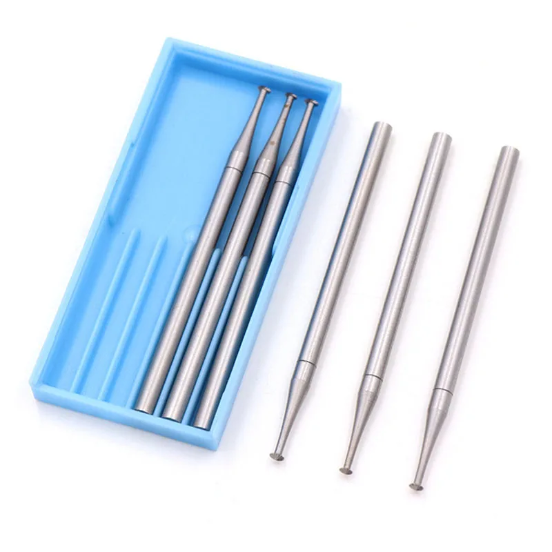 1-6 stücke 1,0mm-2,0mm Kegel Wolfram Stahl Gravur Schnitz messer 2,35mm Schaft Oliven Bernstein Fräser Fräser Endstück Kegel fräser – Detail 6