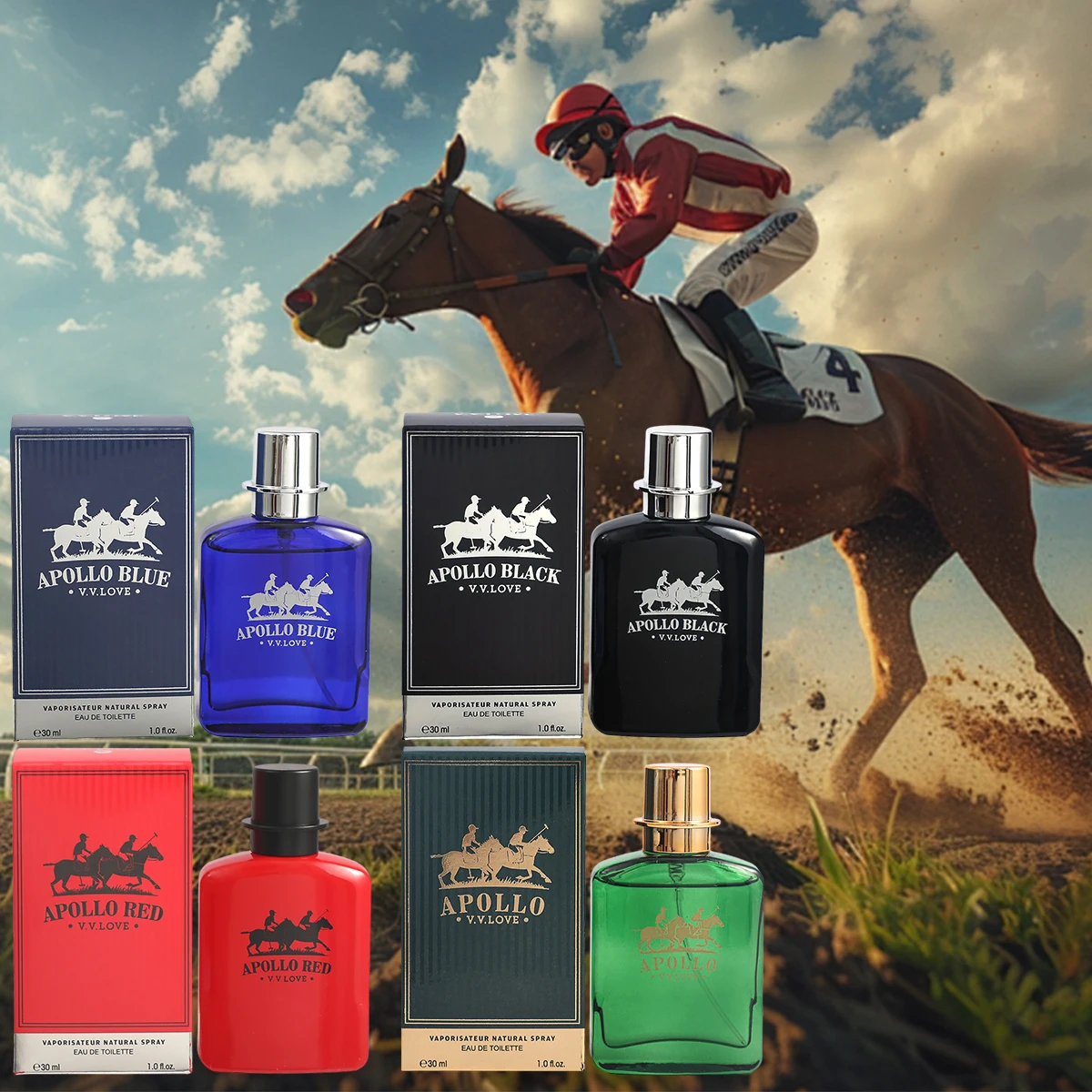 30ML Apollo Men's Perfume Bottle with Fine Mist Spray and Luxury Gift Box, Multiple Mat... - SKU PGBB1756 - UGI Packaging